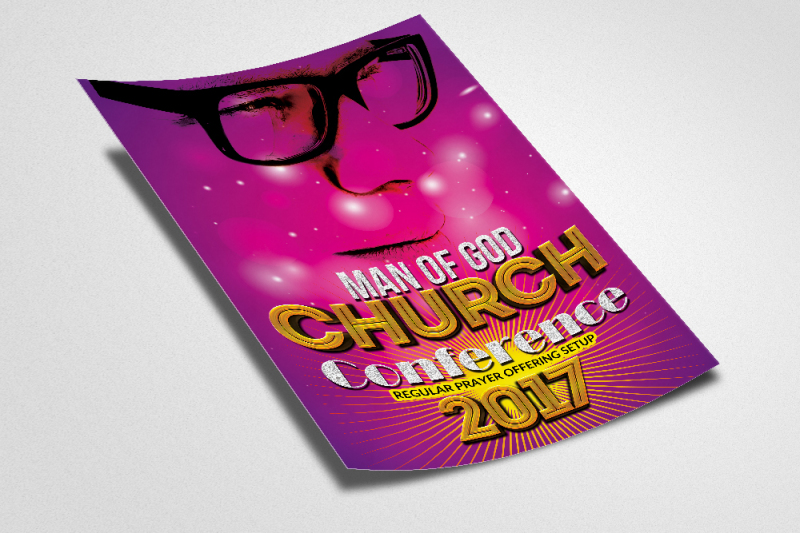 man-of-god-church-flyers