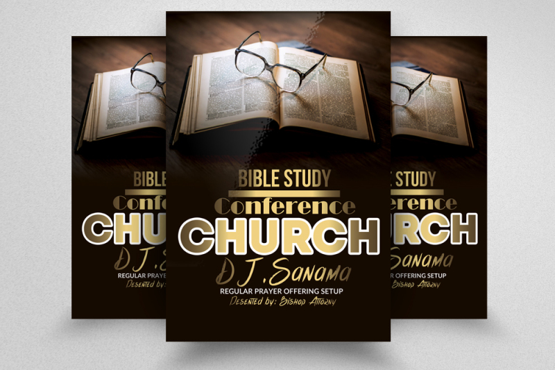 bible-study-church-flyers