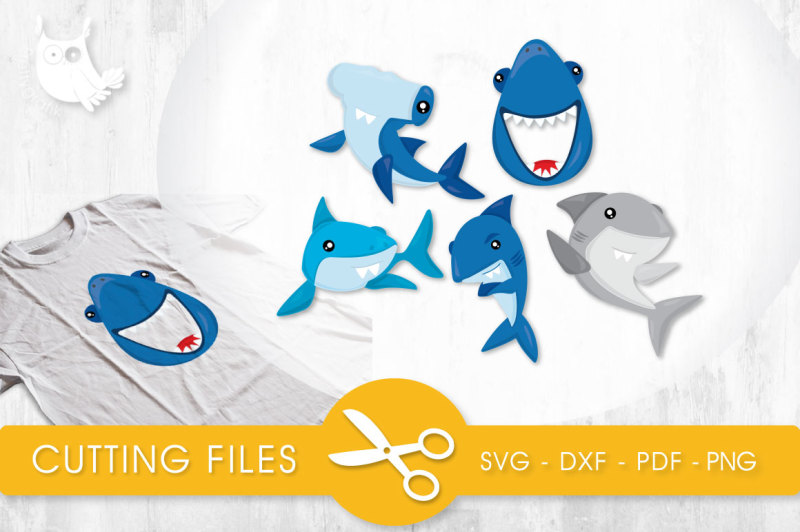sharks-svg-png-eps-dxf-cut-file
