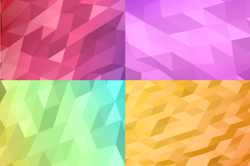 100-geometric-polygon-backgrounds