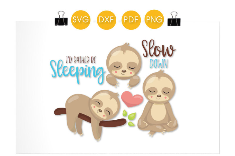 sleeping-sloths-svg-png-eps-dxf-cut-file
