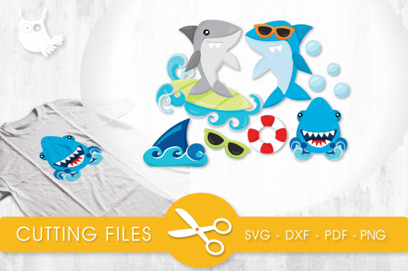 summer-sharks-svg-png-eps-dxf-cut-file