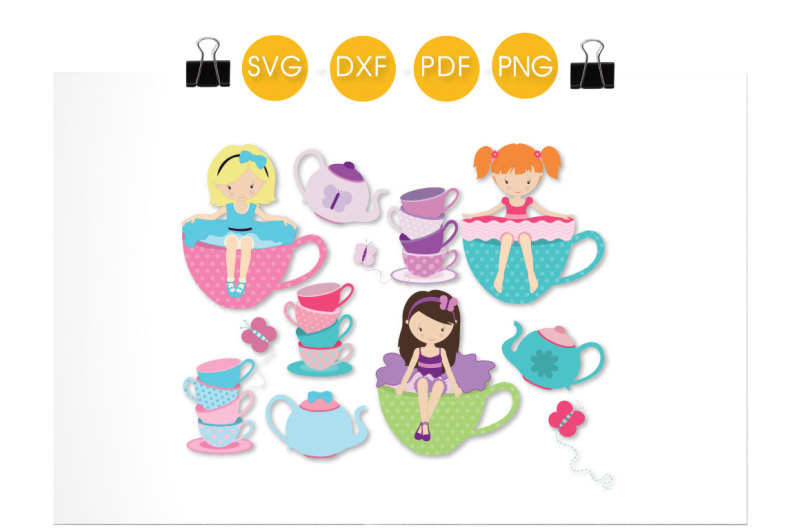 tea-time-girls-svg-png-eps-dxf-cut-file