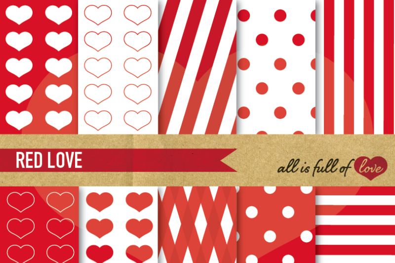 love-backgrounds-kit-in-red-digital-paper-pack