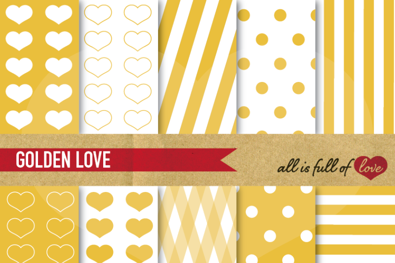 love-background-patterns-in-golden-yellow-scrapbooking-digital