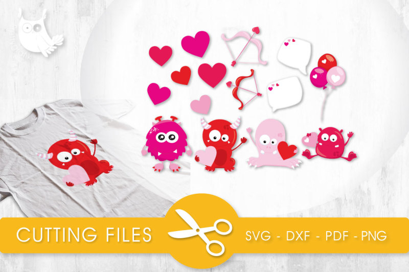 valentine-monsters-svg-png-eps-dxf-cut-file