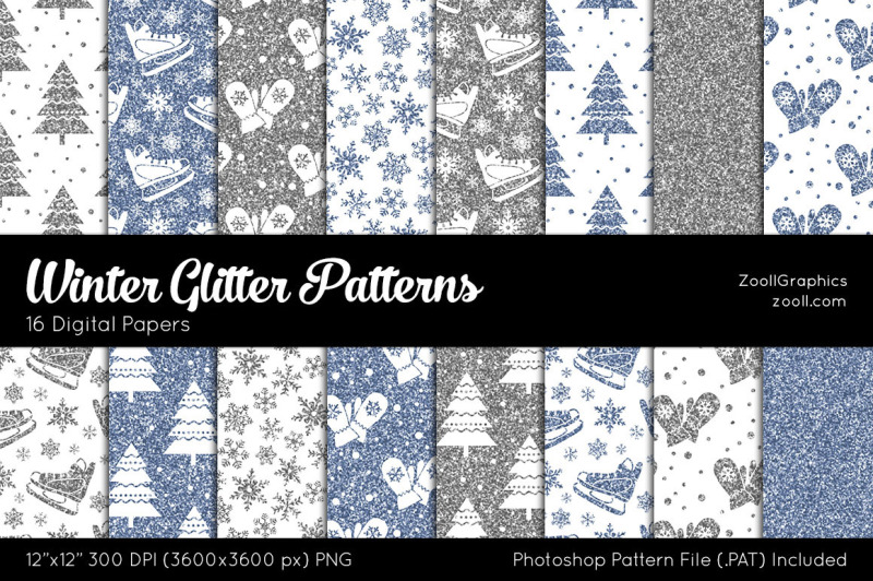 winter-glitter-patterns-digital-papers