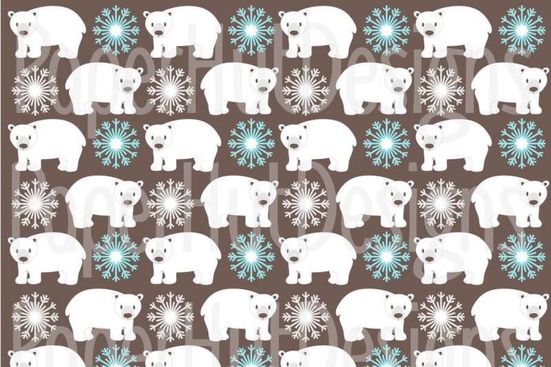 christmas-polar-animals-clipart-amp-digital-papers