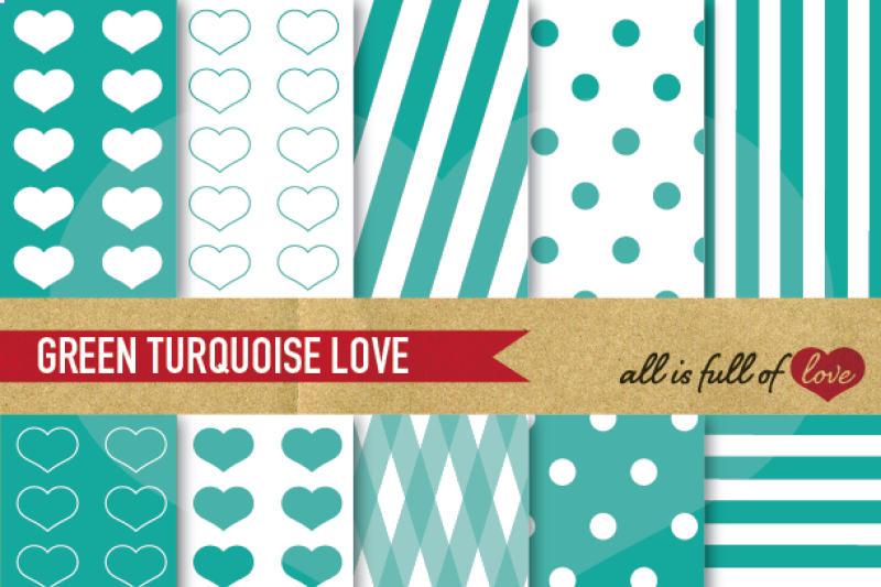 love-backgrounds-in-turquoise-green