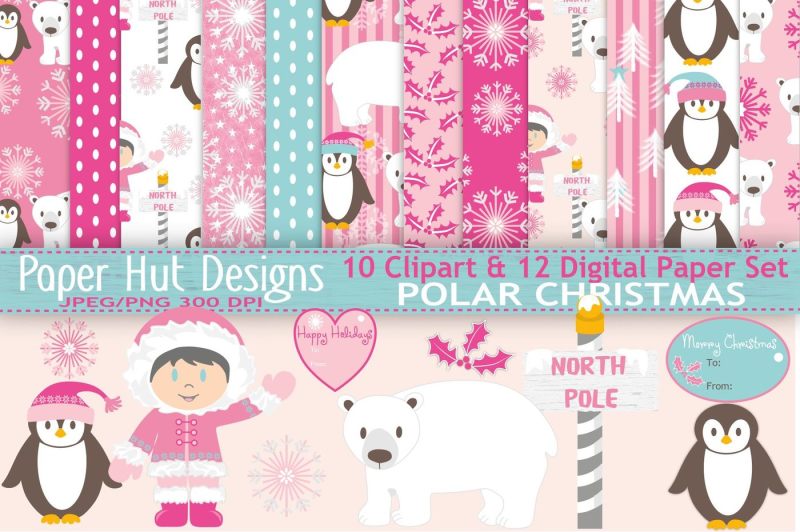 christmas-eskimo-girl-clipart-and-digital-papers