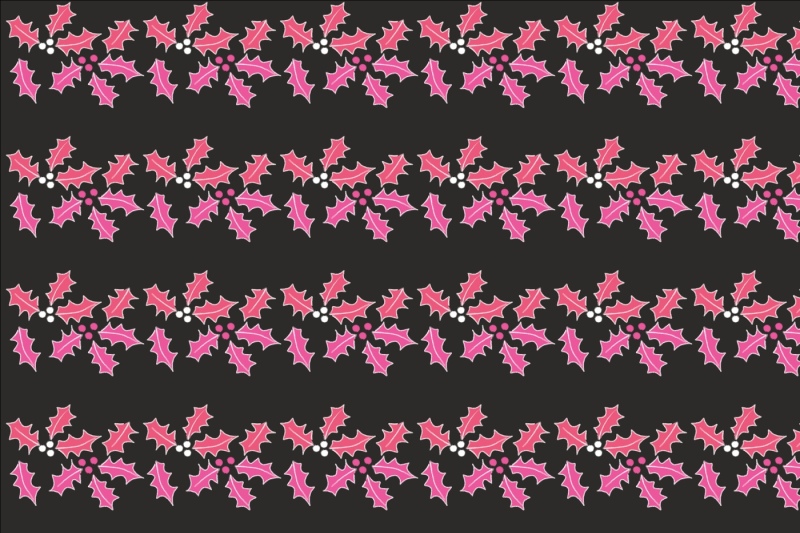 christmas-pink-floral-digital-papers