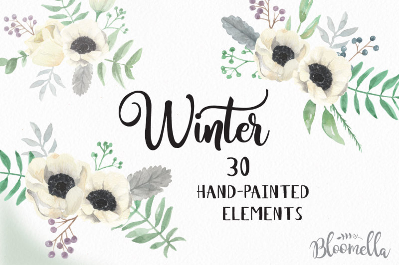 30-watercolour-winter-clipart-christmas-festive-hand-painted-elements