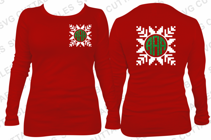 christmas-sweater-monogram-frames