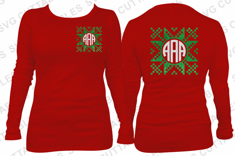 christmas-sweater-monogram-frames