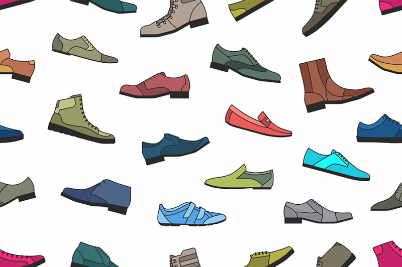 Shoes + pattern By Volyk | TheHungryJPEG