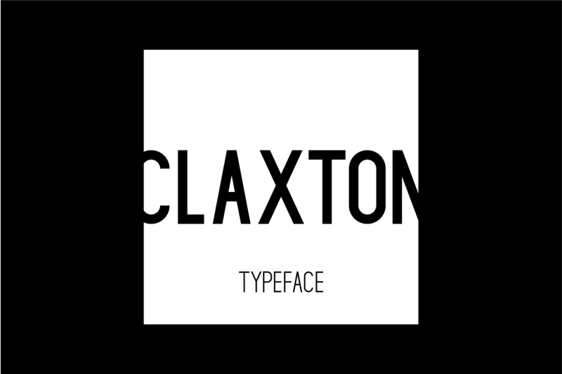 claxton-typeface