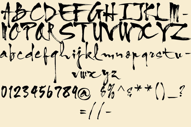 aring-calligraphic-typeface