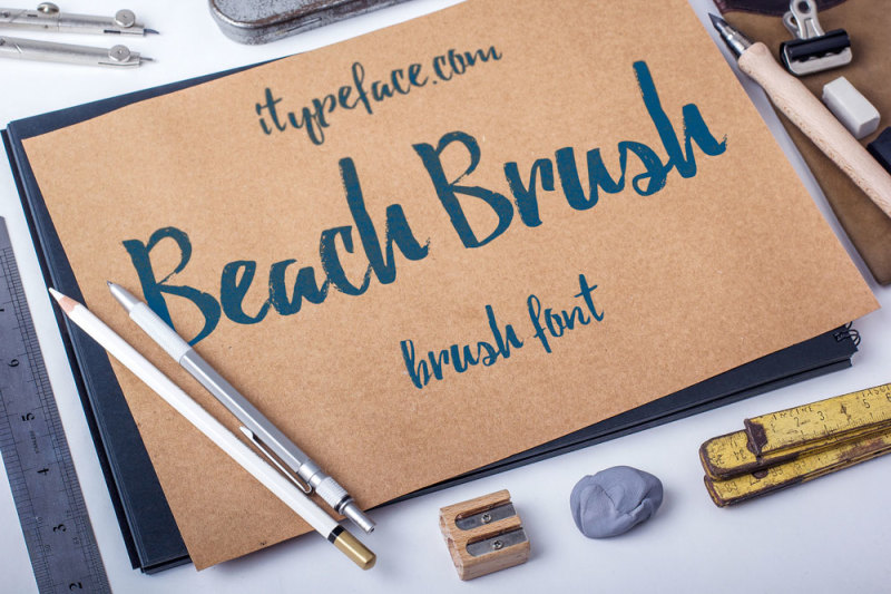 beach-brush-font