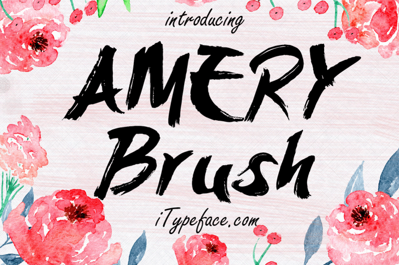 amery-brush-font