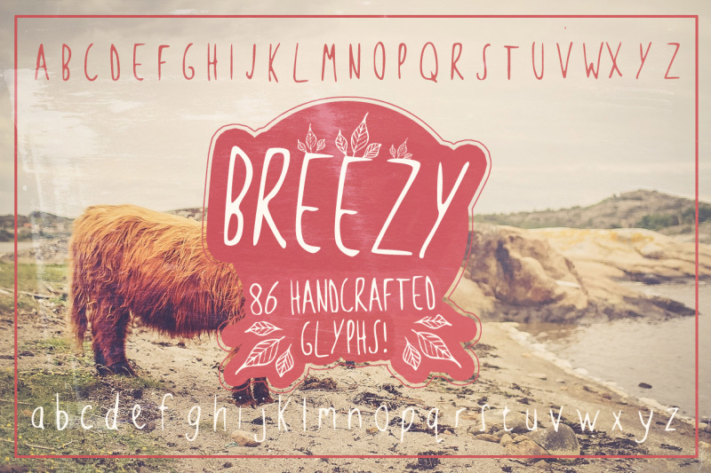 breezy-handsketched-font