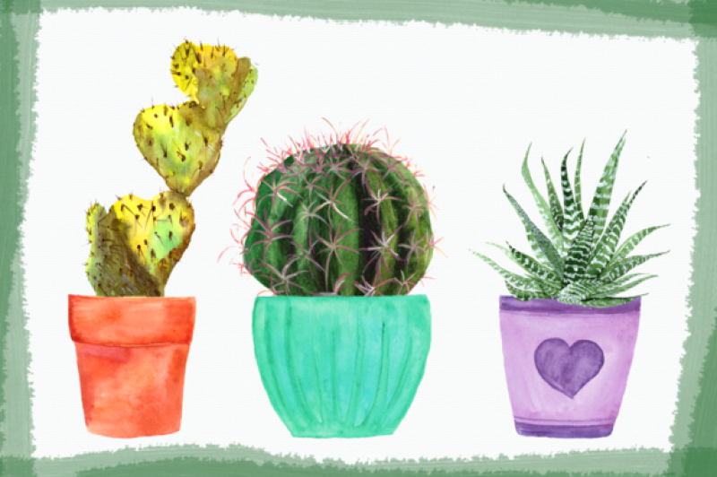 watercolor-cactuses-clip-art-set
