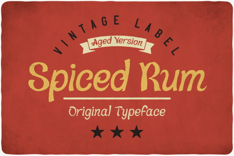 spiced-rum-typeface