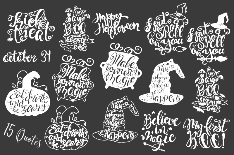 halloween-hand-drawn-quotes