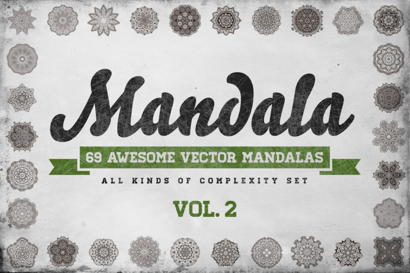 awesome-69-mandala-ii-set-in-vector