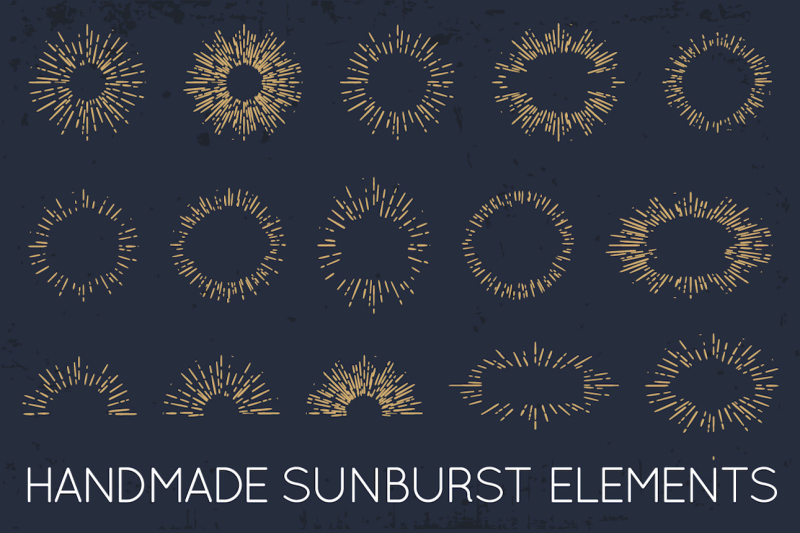 awesome-vector-sunburst-elements