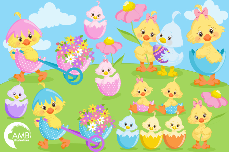 easter-chicks-clipart-graphics-illustrations-amb-1201