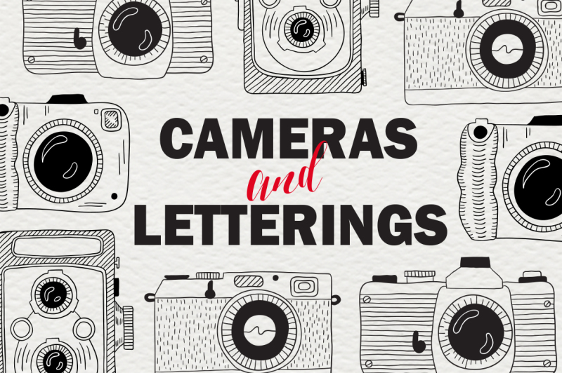 set-of-cameras-with-letterings