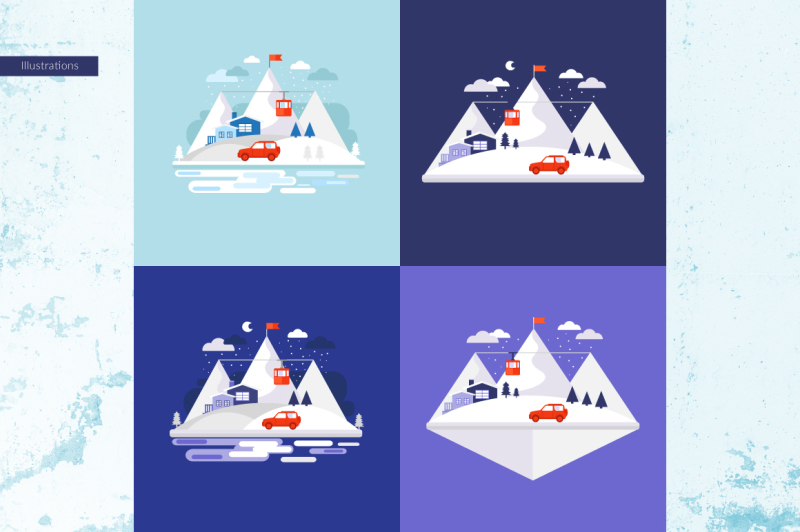winter-pattern-illustrations-cards