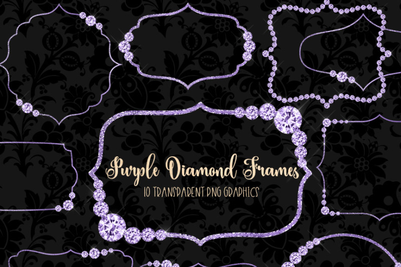 purple-diamond-frames