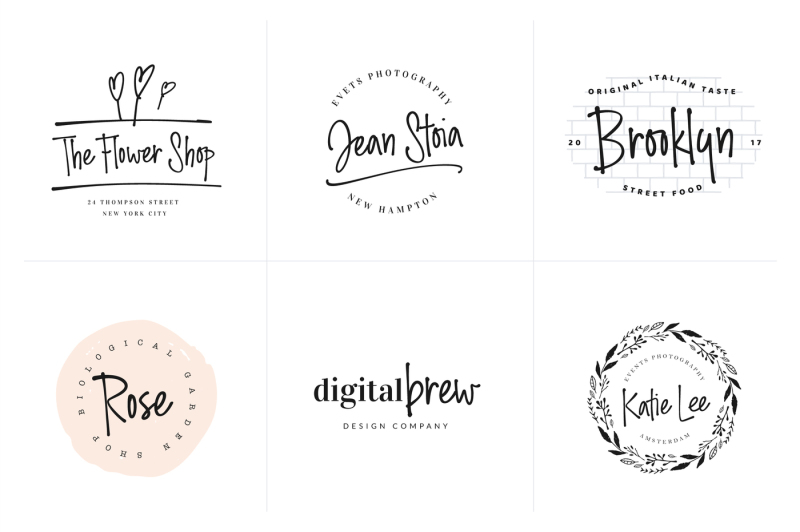 ding-dong-handwritten-font-logos