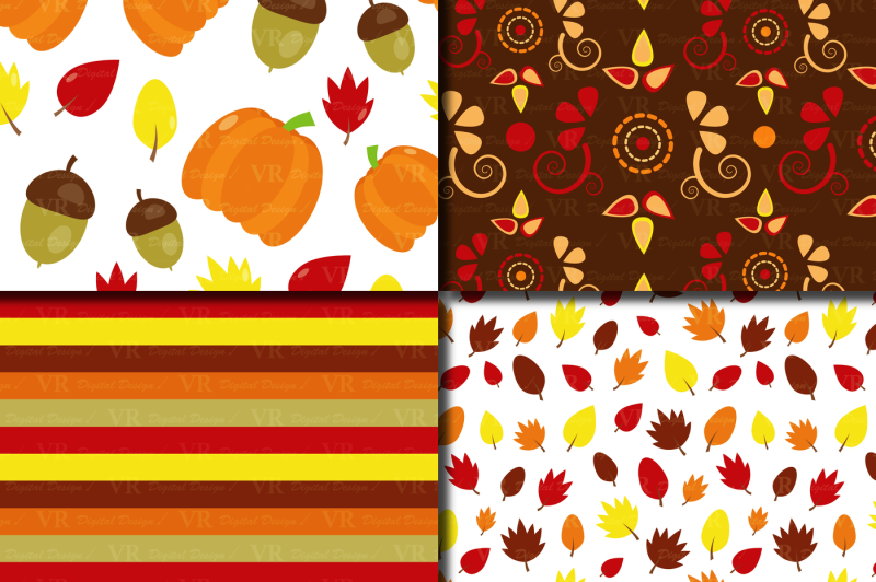 autumn-digital-paper-fall-patterns-with-pumpkin-acorn-and-leaves