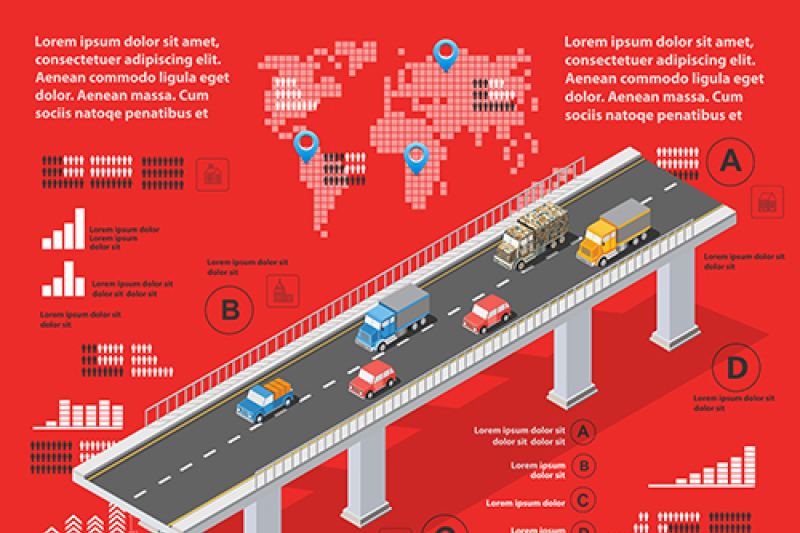 vector-infographics-of-urban-road-transport