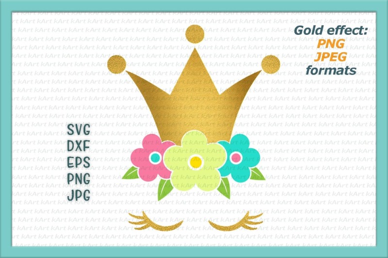 princess-svg-princess-birthday-svg-unicorn-face-svg-gold-crown-iron-on-unicorn-svg-flowers-svg-eyelashes-svg-birthday-girl-svg-dxf