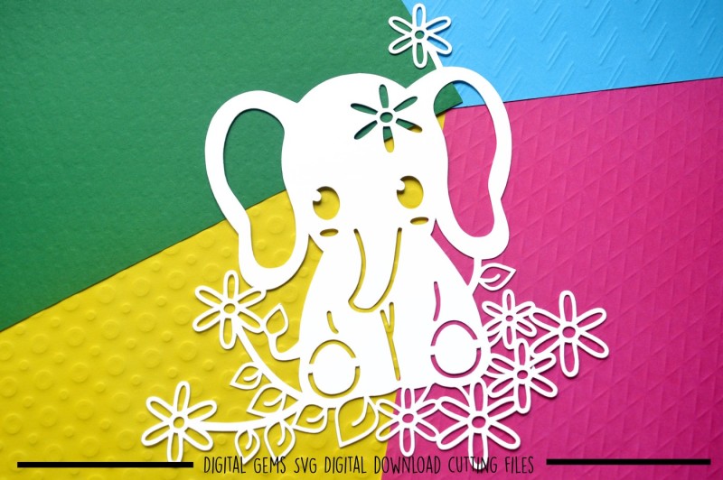 Download Elephant Paper Cut SVG / DXF / EPS Files By Digital Gems ...
