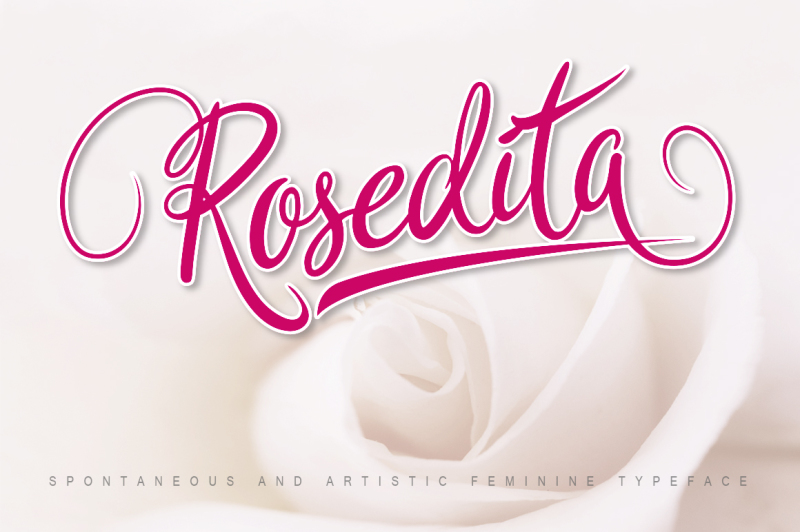 rosedita-script-font