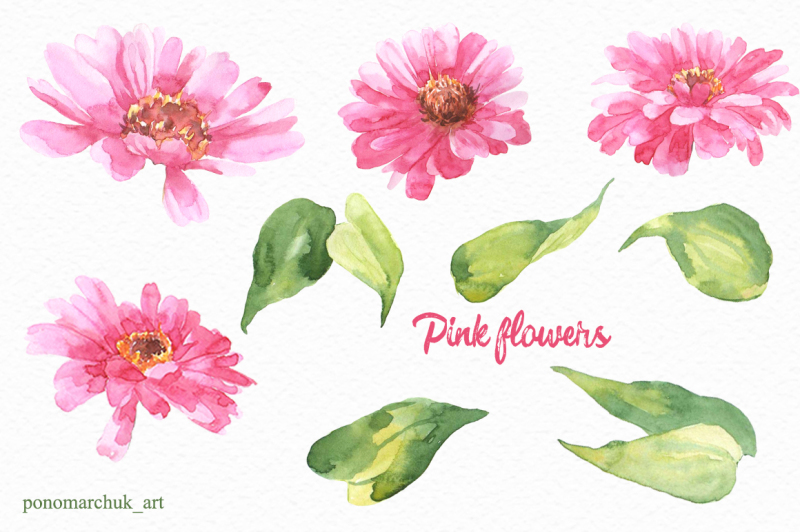 pink-flowers-watercolor