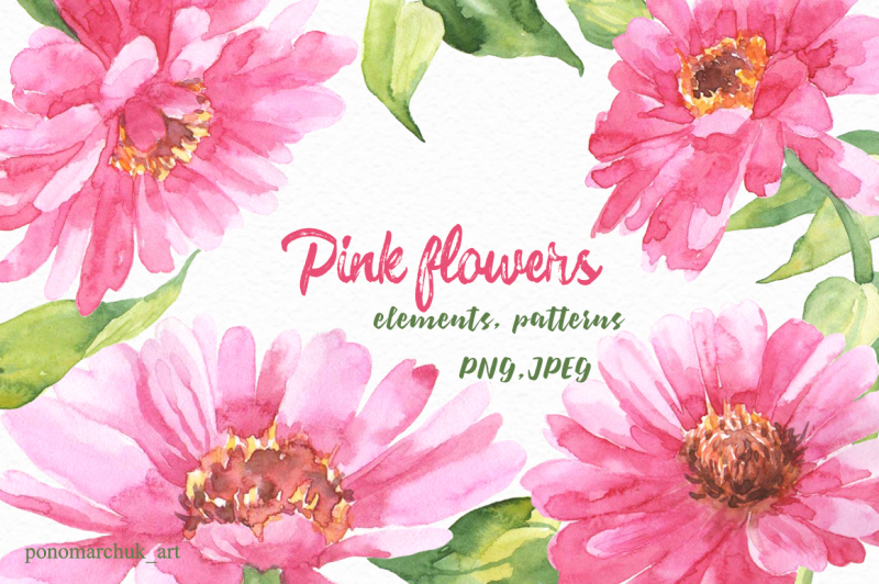 pink-flowers-watercolor