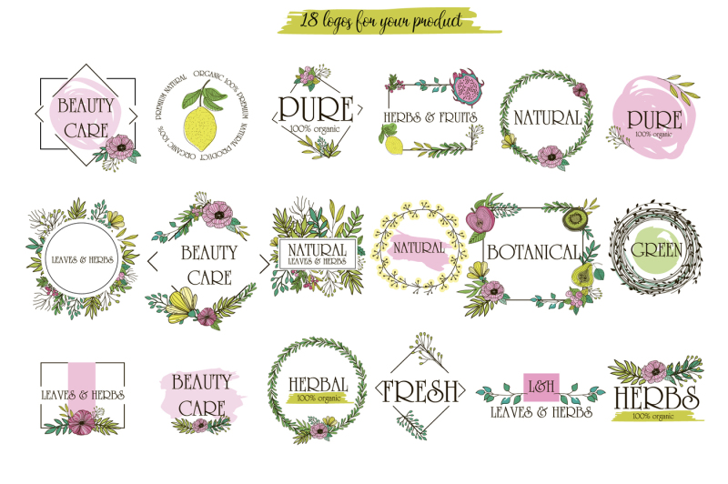 botanical-logos-and-illustrations