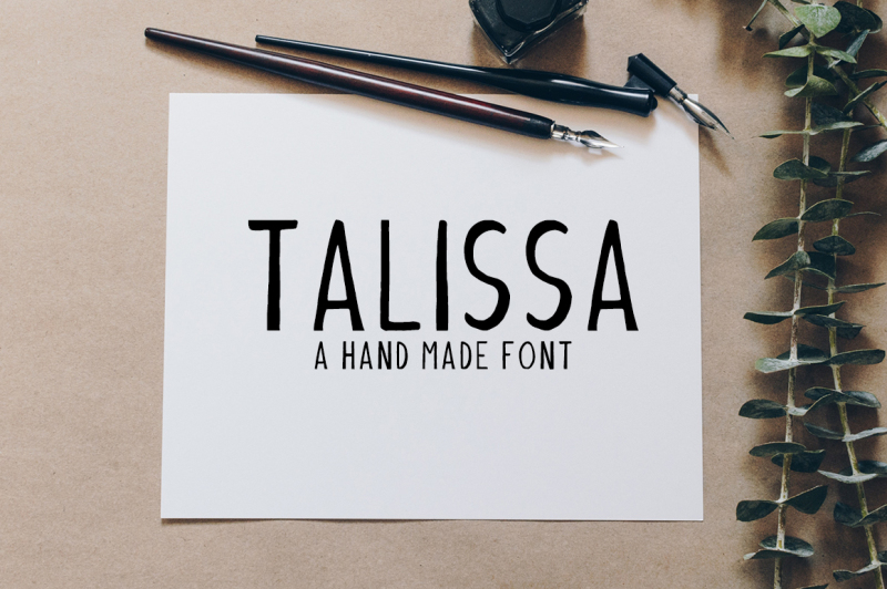 talissa-a-handmade-font