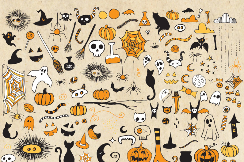 halloween-doodle-clipart