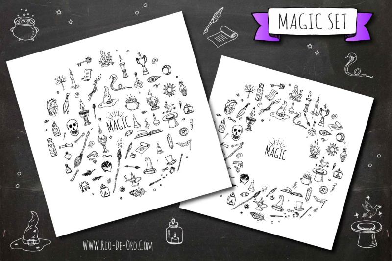 70-magic-hand-drawn-symbols