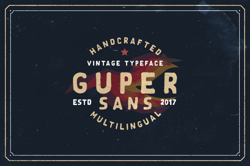 guper-sans-handcrafted-font