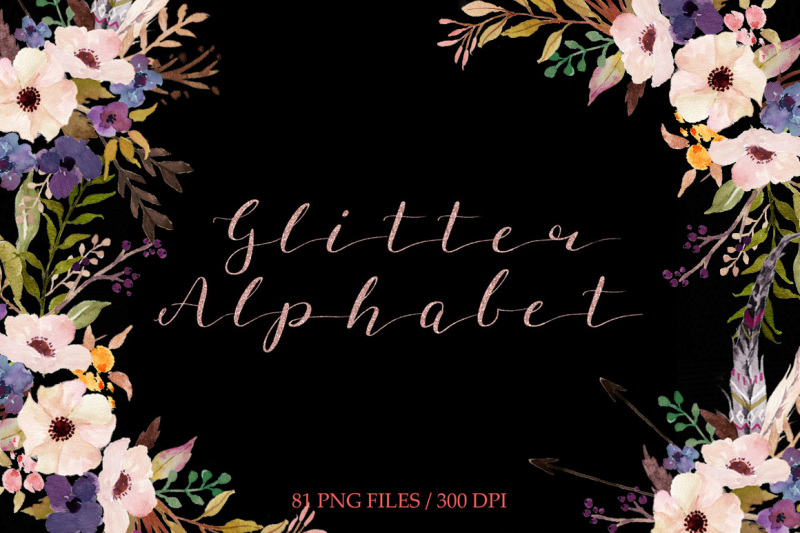 rose-gold-glitter-alphabet