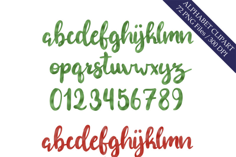 green-and-red-foil-alphabet-clipart