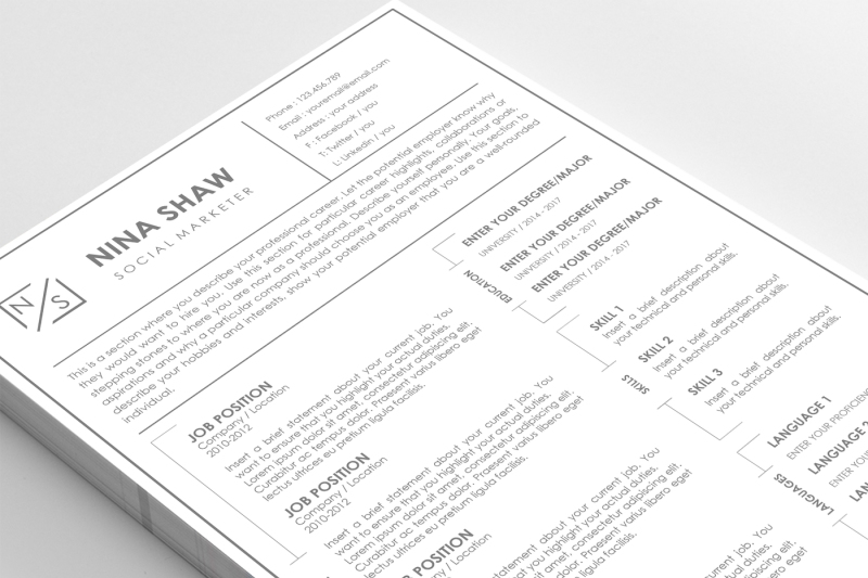lacerta-resume-template