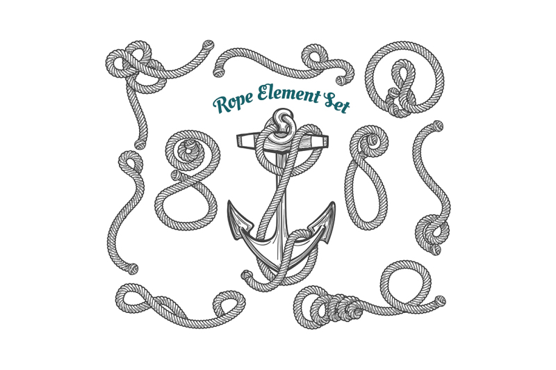 hand-drawn-rope-element-set